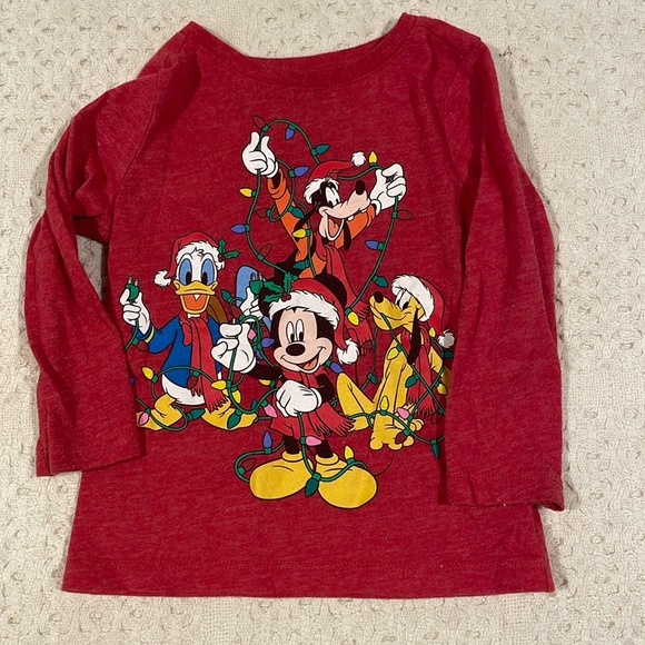 Old Navy Other - Old Navy Disney Christmas L/S Top 18-24M